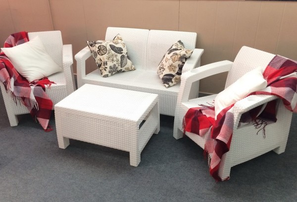 Комплект Yalta Terrace Set белый купить в Навашино
