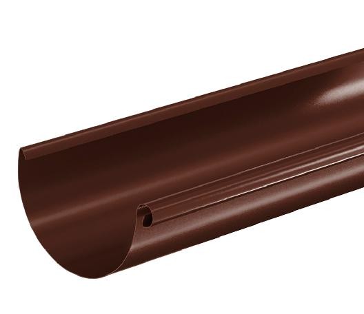 Водосток Aquasistem, система 150/100 - Водосточный желоб 3.00м RAL 8017 Коричневый купить в Навашино