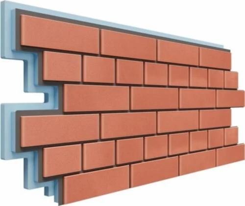 Термопанели Доломит Кирпич 40 мм Красный купить в Навашино