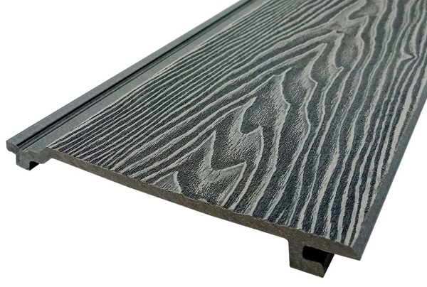 Сайдинг Darvolex 185x19x3000мм, 3D тиснение Серый купить в Навашино