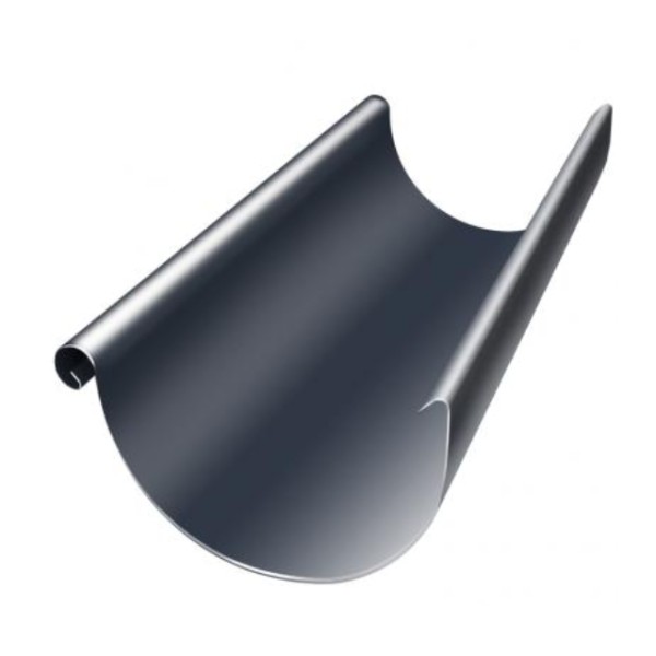 Водосток Grand Line 125x90 – Желоб 3м RAL 7024 купить в Навашино