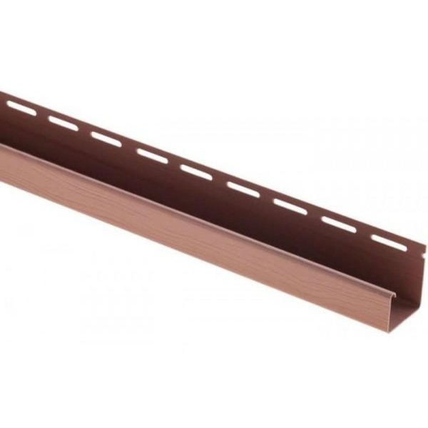 J-профиль Люкс Крашенный, T-15, ВН, Красно-коричневый купить в Навашино