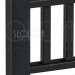 Комплект крышка/юбка для столба SEQUOIA BLACK купить в Навашино