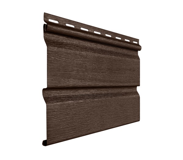 Виниловый сайдинг fineber (файнбер) - серия "стандарт", коричневый купить в Навашино