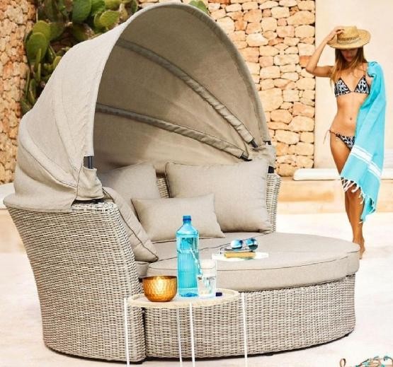 Диван-Трансформер AFINA плетеный из иск. ротанга AFM-325 Beige купить в Навашино
