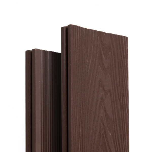 Террасная доска Ecodecking Экстра 3D полнотелая Графит купить в Навашино