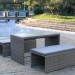 Диван-Трансформер AFINA плетеный из иск. ротанга S330G-W78 Grey купить в Навашино