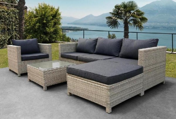Комплект мебели AFINA плетеной из иск. ротанга YR821G Grey/Grey купить в Навашино
