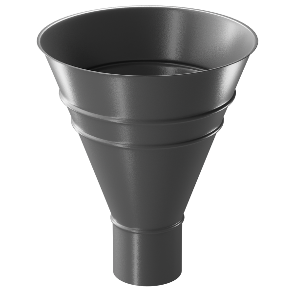 Воронка водосборная Döcke STAL PREMIUM, Графит купить в Навашино