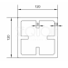 Столб SEQUOIA Evolution 3D WOOD GRAY купить в Навашино