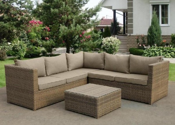 Комплект мебели AFINA плетеной из иск. ротанга YR825B Beige купить в Навашино