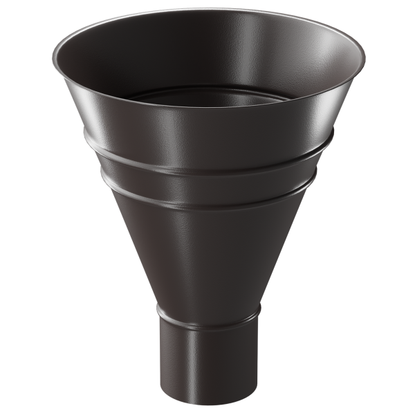 Воронка водосборная Döcke STAL PREMIUM, Шоколад купить в Навашино