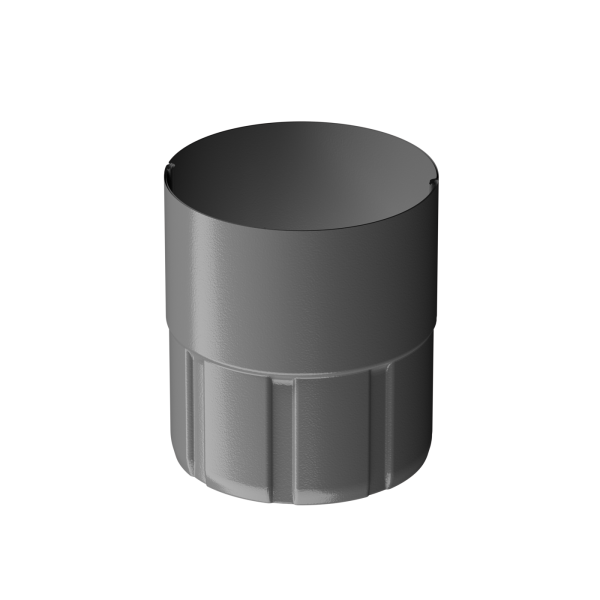 Муфта соединительная для водостока Döcke STAL PREMIUM, Графит купить в Навашино