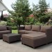 Комплект мебели AFINA плетеной из иск. ротанга YR821A Brown/Beige купить в Навашино