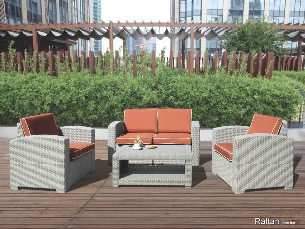 Уличные диваны и кресла коллекции Rattan Premium 4 купить в Навашино