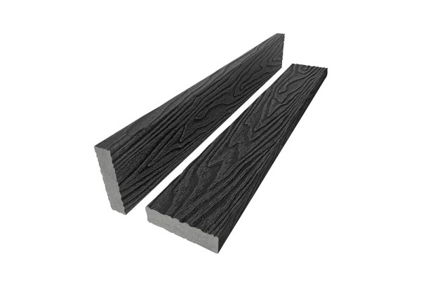 Брус лавочный 3D-тиснение 20х80 Графит купить в Навашино