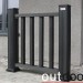 Ограждение из ДПК Outdoor Классик 3D STORM чёрный купить в Навашино