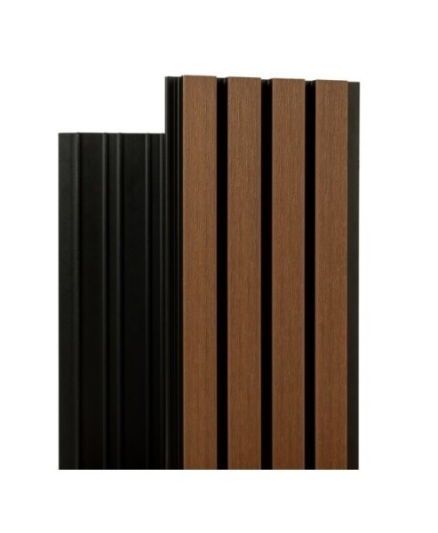 Фасадная реечная панель Ecodecking Скай коэкструзия 200х20х3000 Тик купить в Навашино