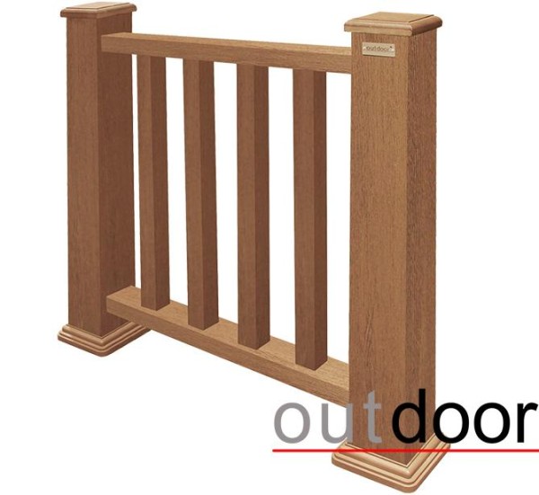 Ограждение из ДПК Outdoor Классик 3D STORM дуб купить в Навашино