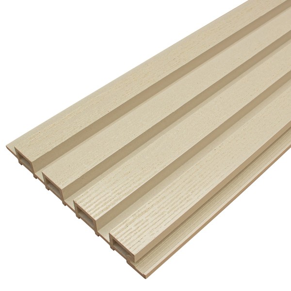 Фасадная доска из ДПК Faynag Wood Рейка Слоновая кость купить в Навашино