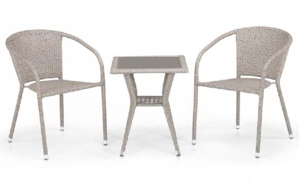 Комплект плетеной мебели AFINA из иск. ротанга T25C/Y137C-W85 Latte 2Pcs купить в Навашино