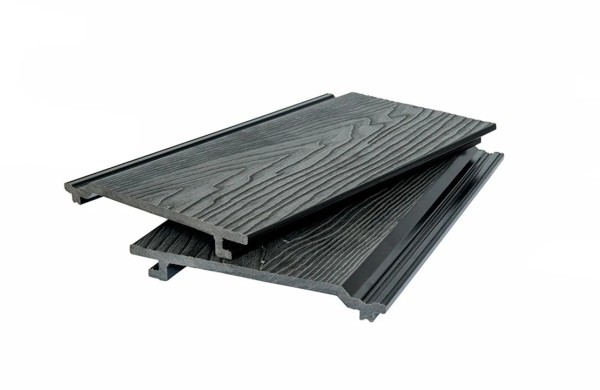 Фасадная доска 3D WOOD BRUSHING, чёрный купить в Навашино