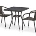 Комплект плетеной мебели AFINA из иск. ротанга T282BNT/Y137C-W53 Brown 2Pcs купить в Навашино