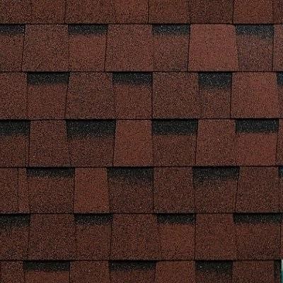 Двухслойная ламинированная черепица Shinglas, серия Фазенда – Красный купить в Навашино