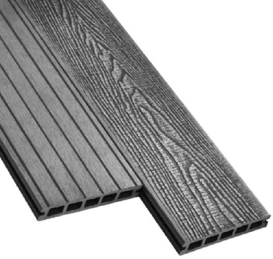Террасная доска ДПК Deckart Аntique Графит купить в Навашино