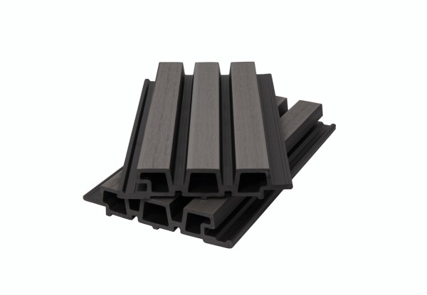 Фасадная панель брусковая двухцветная co-extrusion, grey dark купить в Навашино
