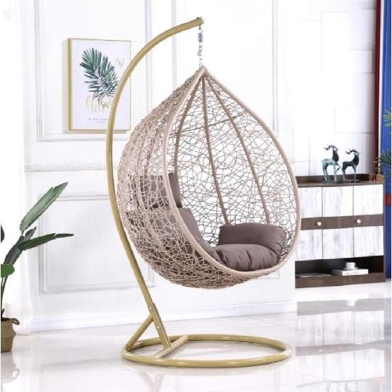 Кресло Подвесное из искусственного ротанга AFM-169A-XLB Beige купить в Навашино