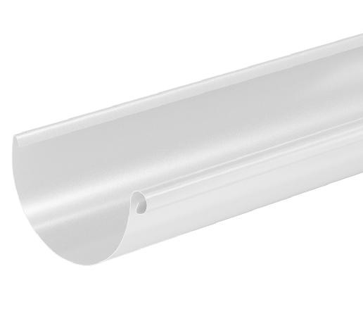 Водосток Aquasistem, система 125x90 - Водосточный желоб 3.00м RR 20 Белый купить в Навашино