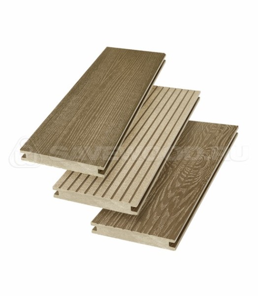 Террасная доска SW Fraxinus (R) полнотелая «SaveWood» Тик купить в Навашино