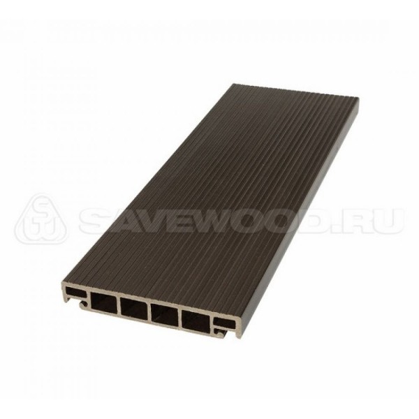 Террасная доска из ДПК SW-Salix «SaveWood» темно-коричневый купить в Навашино