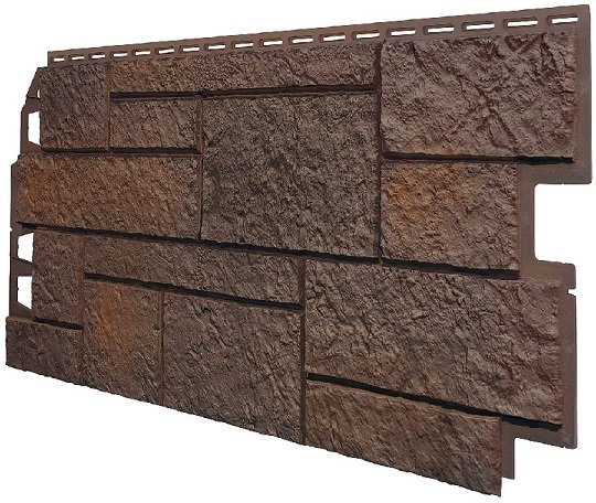 Фасадная панель VOX Sandstone (Сандстоун) темно коричневый купить в Навашино