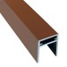 П-профиль Алюминиевый EasyDecking 35x25 Коричневый купить в Навашино