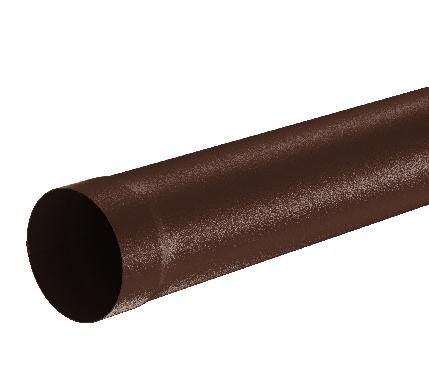 Водосток Aquasistem, Система 150/100 - Труба водосточная 1.00м RAL 8017 Коричневый matt купить в Навашино