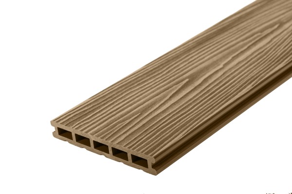 Террасная доска из ДПК RusDecking Unodeck Mogano - Орех купить в Навашино