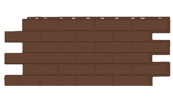 Фасадная панель T-Siding Кирпич Модерн Эко Браун купить в Навашино