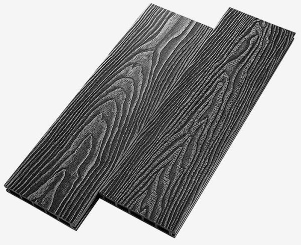 Террасная доска из ДПК RusDecking Unodeck Vintage - Графит купить в Навашино