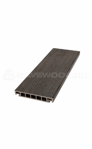 Террасная доска из ДПК SW Salix (S) (R) темно-коричневый купить в Навашино