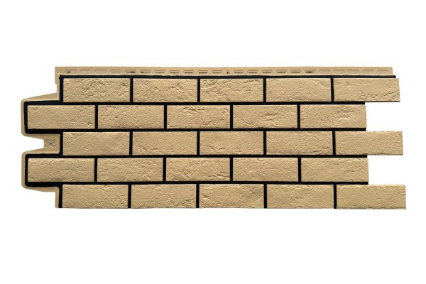 ФП Grand Line состаренный кирпич премиум Песочный (шов RAL 9005) купить в Навашино