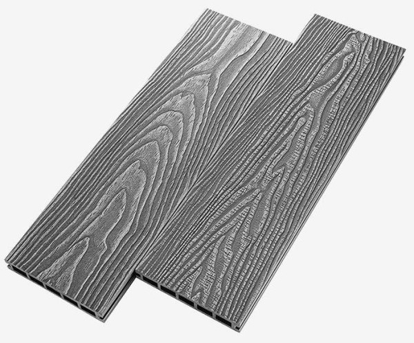 Террасная доска из ДПК RusDecking Unodeck Vintage - Серый купить в Навашино